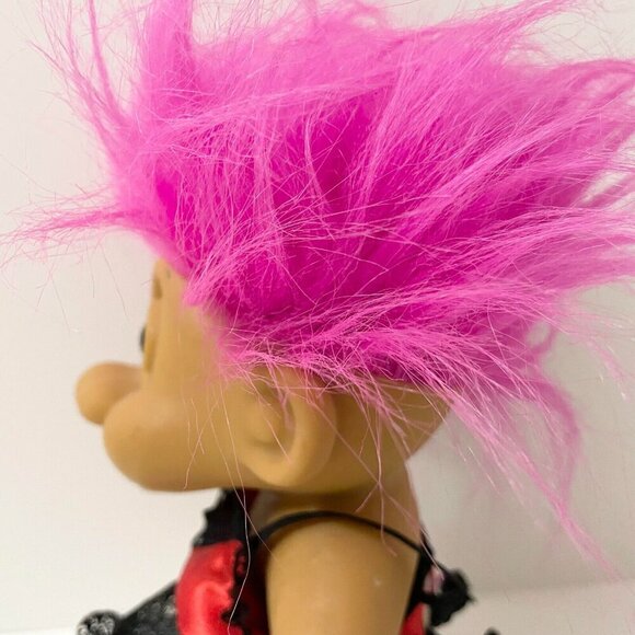 Vintage Russ Troll Doll Red Hot With Lingerie 7 Inch Tall Toy Stains - Picture 7 of 16